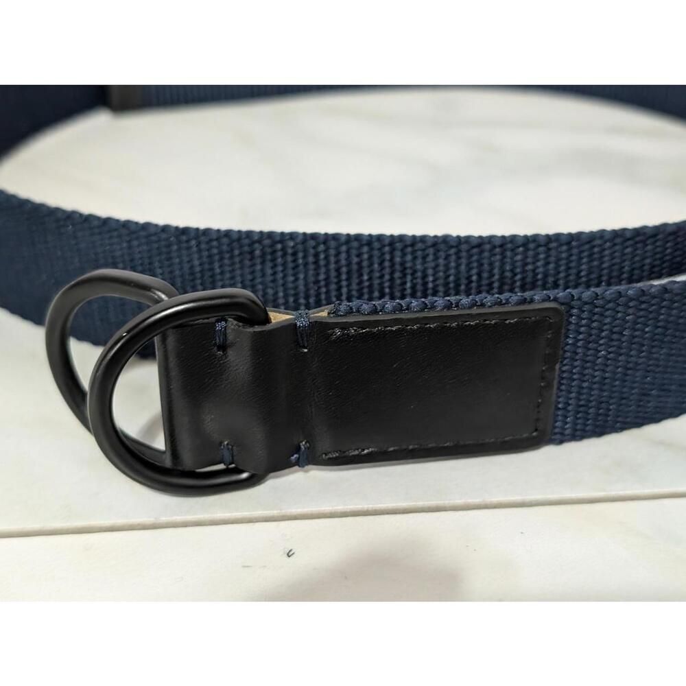 The Rail Men/Women's Blue Solid Length 45" Adjustable Belt Size L